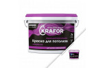 Краска Krafor белая матовая 14 кг для потолка